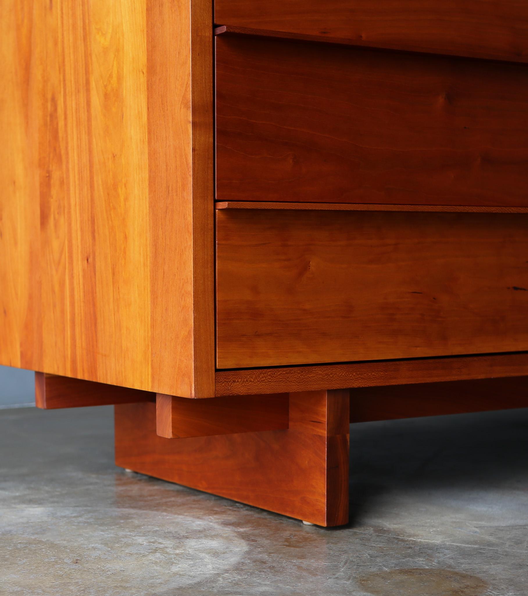 Vermont Furniture Designs Solid Cherry Wood Dresser, United States, 2008 3