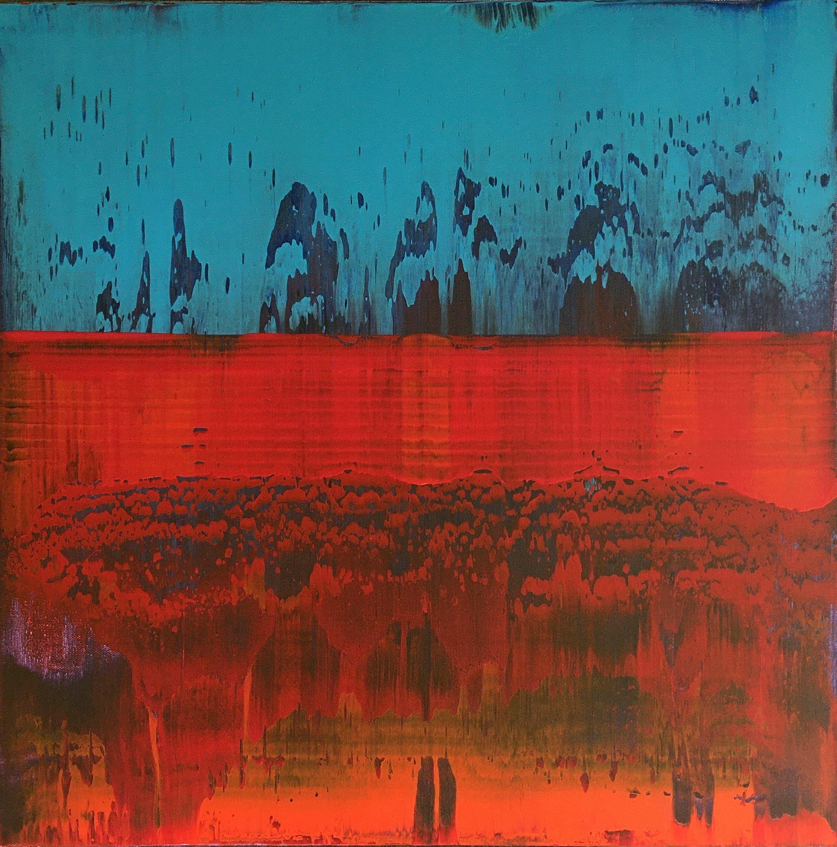 Deseo, Pintura, Acrílico sobre lienzo - Painting de Vern Rollin