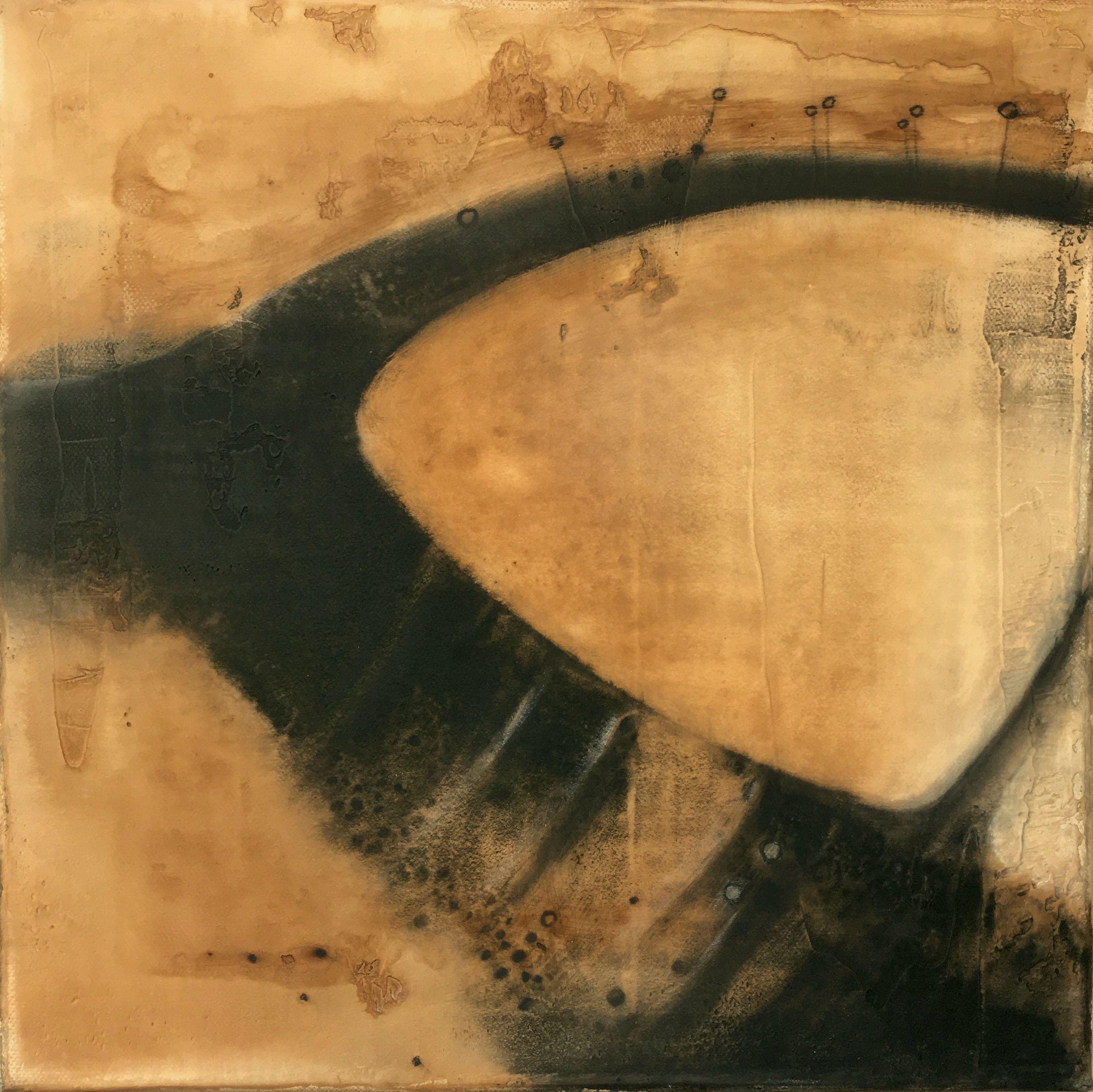Abstract Painting de Vern Rollin - Dogón, Pintura, Acrílico sobre lienzo