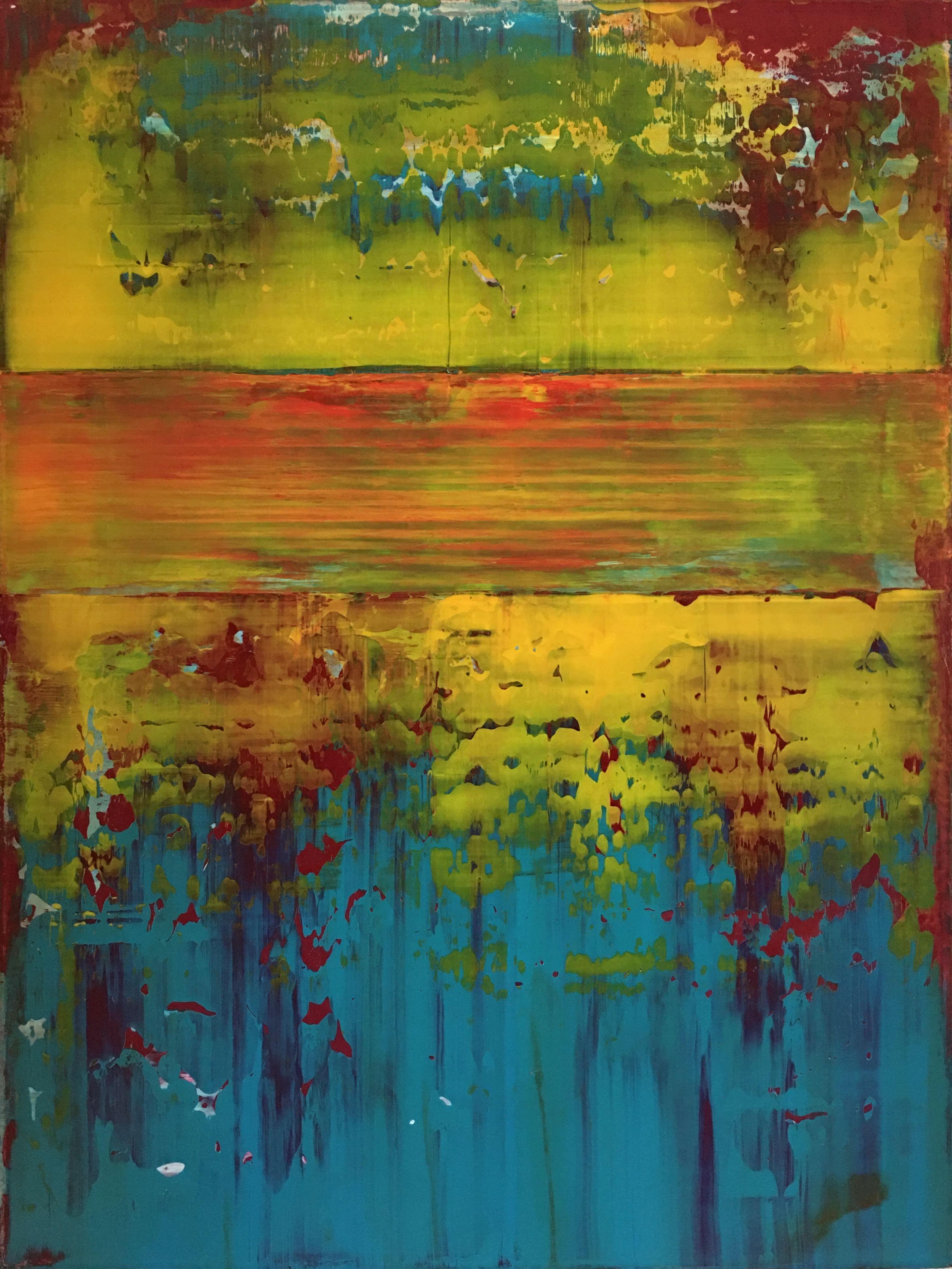 Dreamwalk, Pittura, Acrilico su tela - Painting di Vern Rollin