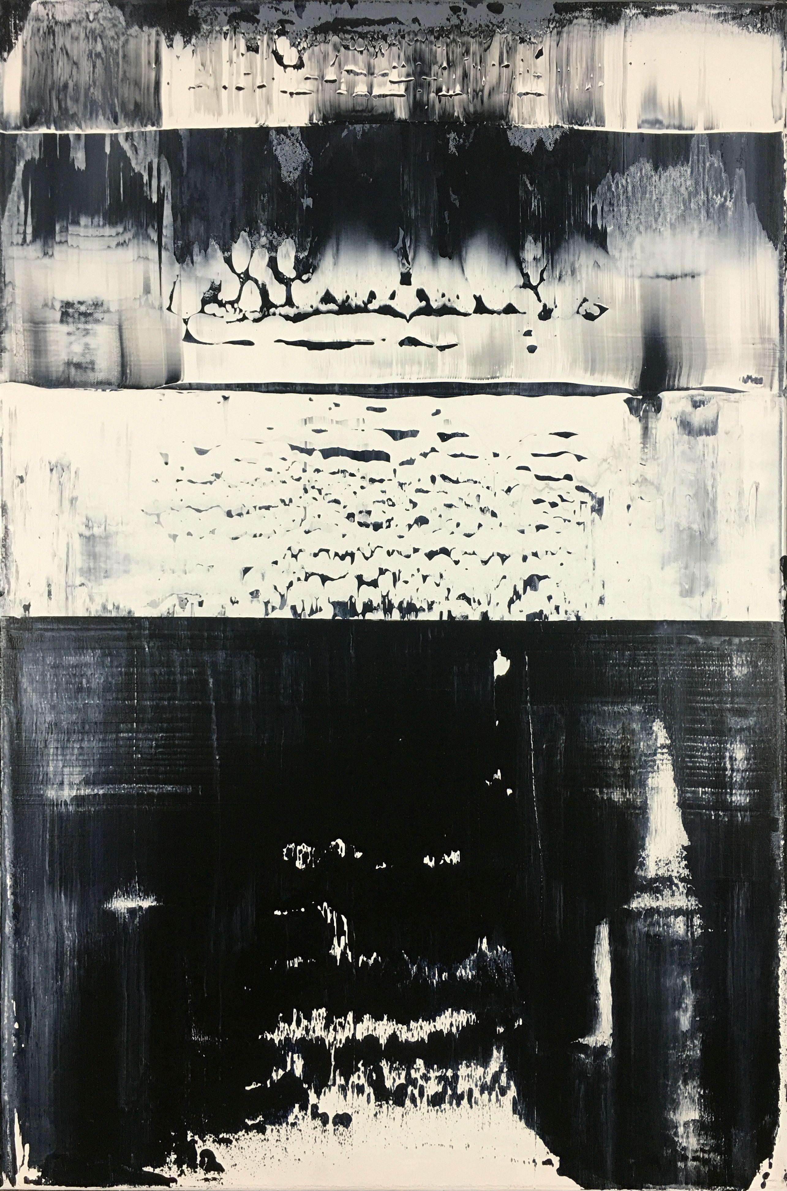 Orizzonti lontani, Pittura, Acrilico su tela - Painting di Vern Rollin