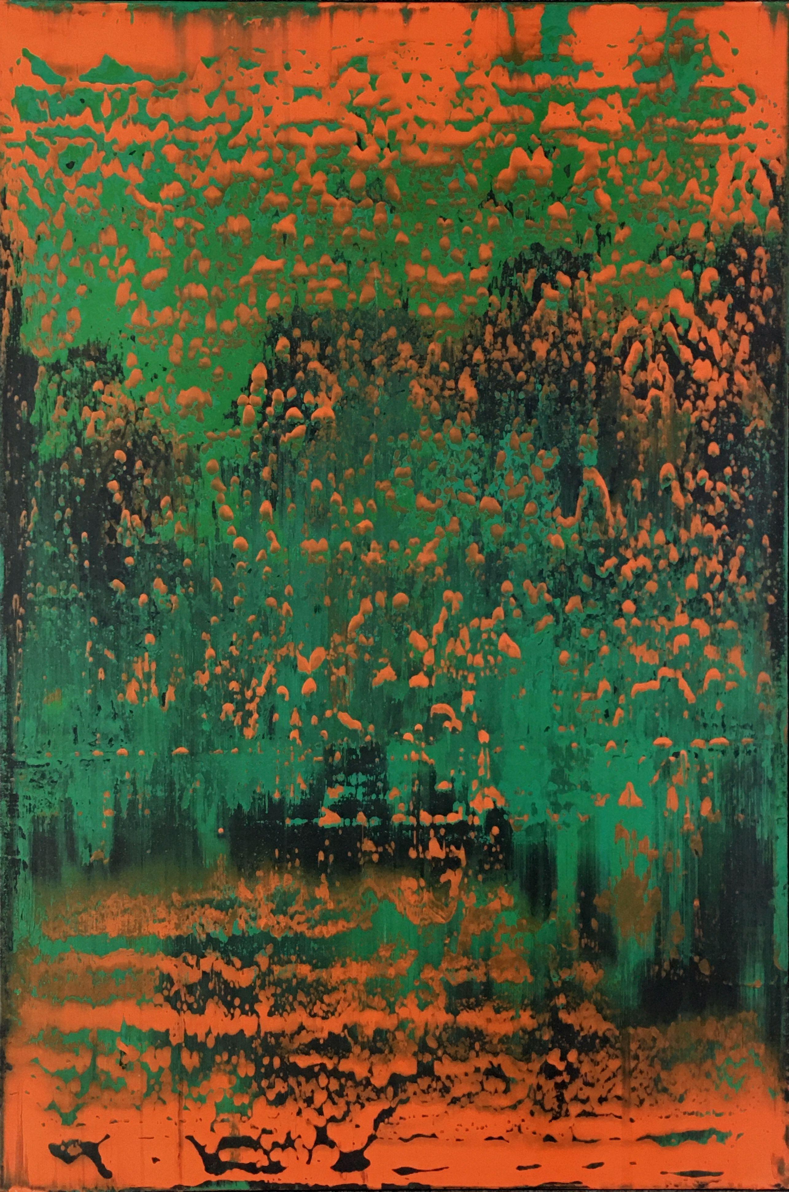 Países Bajos, Pintura, Acrílico sobre lienzo - Painting de Vern Rollin