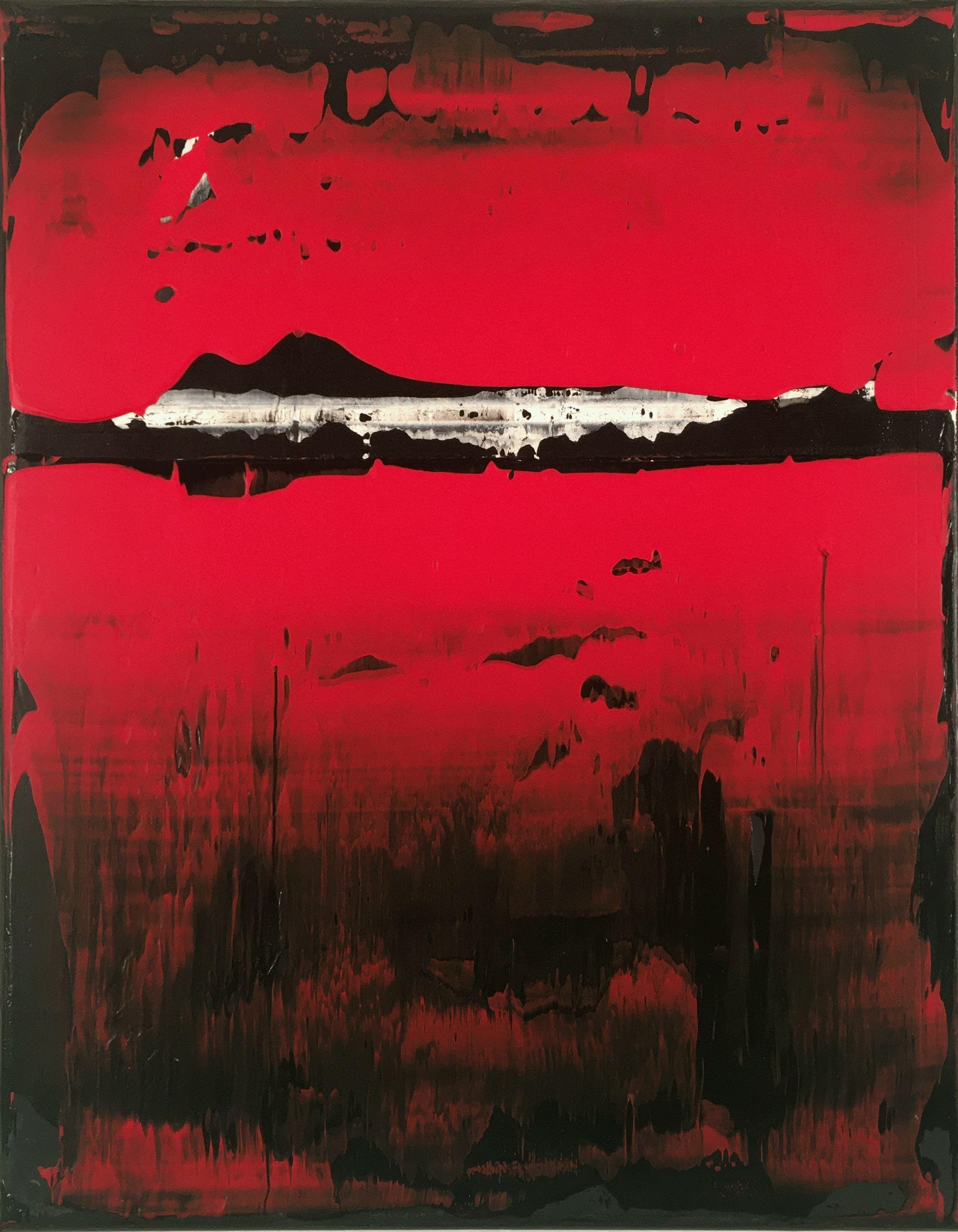 Leidenschaft, Malerei, Acryl auf Leinwand – Painting von Vern Rollin