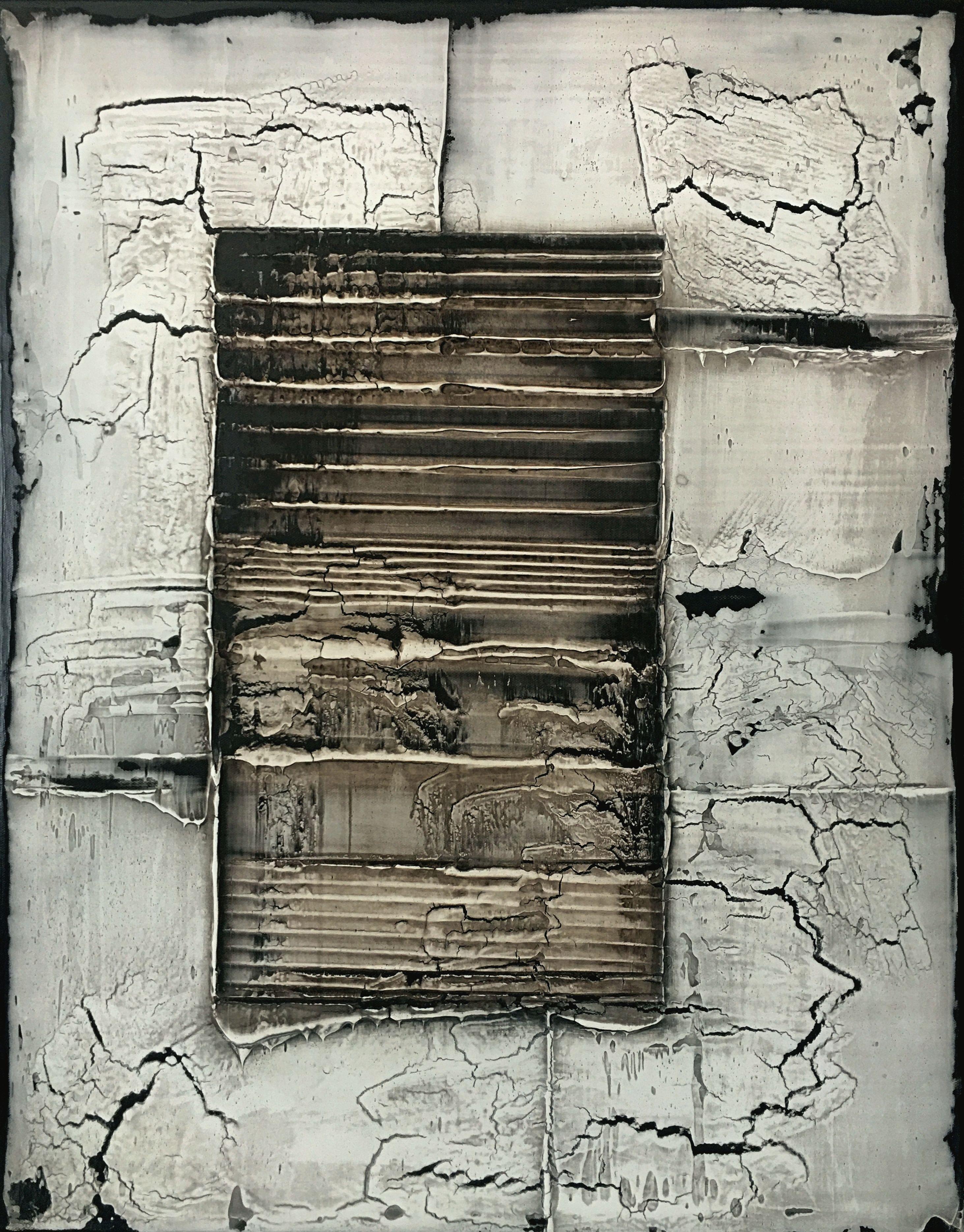 Abstract Painting de Vern Rollin - Pasa página, Pintura, Acrílico sobre lienzo