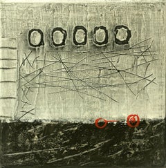 Due sotto zero, Pittura, Acrilico su tela
