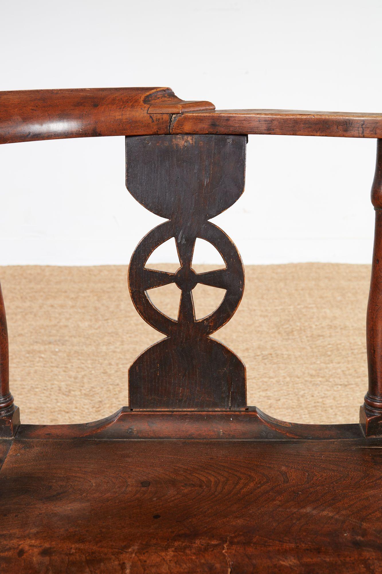 19th Century Vernacular English Corner Chair For Sale