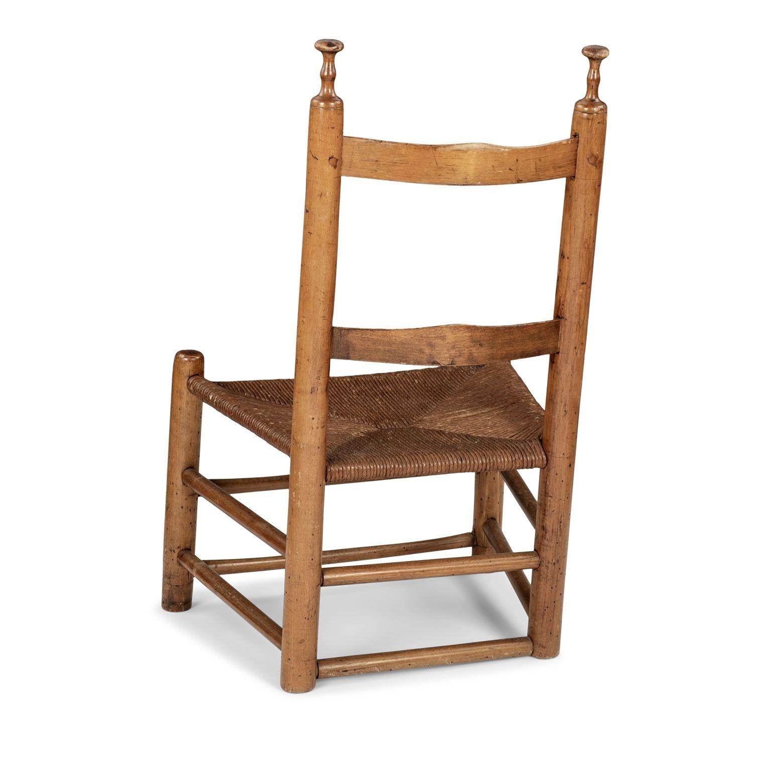 Rush Vernacular Ladder Back Chair