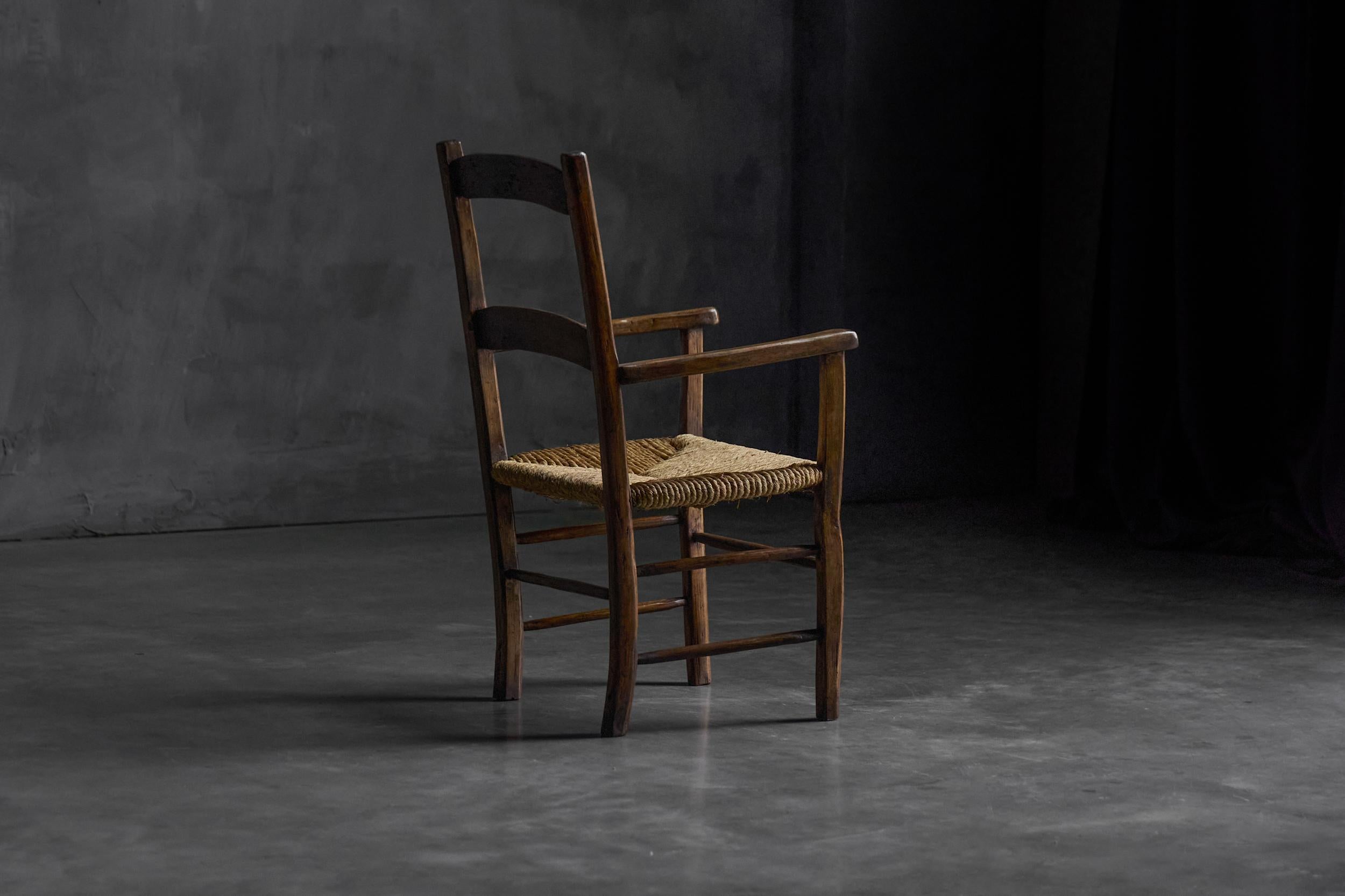 Sillón rural vernáculo, Francia, principios del siglo XX siglo XIX en venta