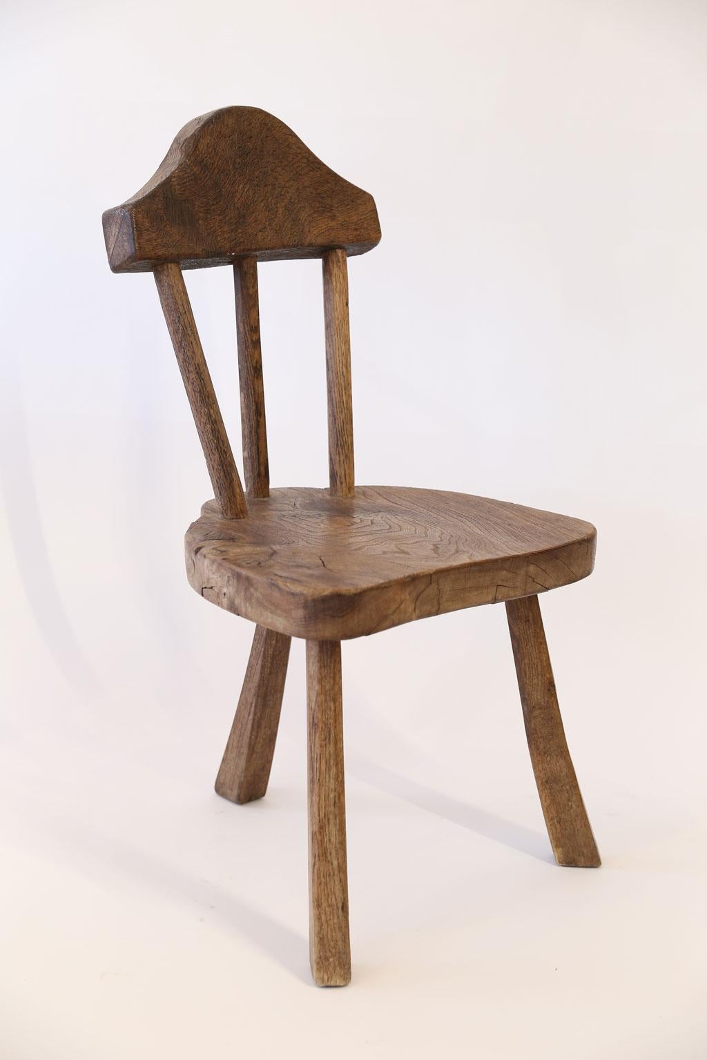 Stick Back Chair in Mid-Brown Oak 3