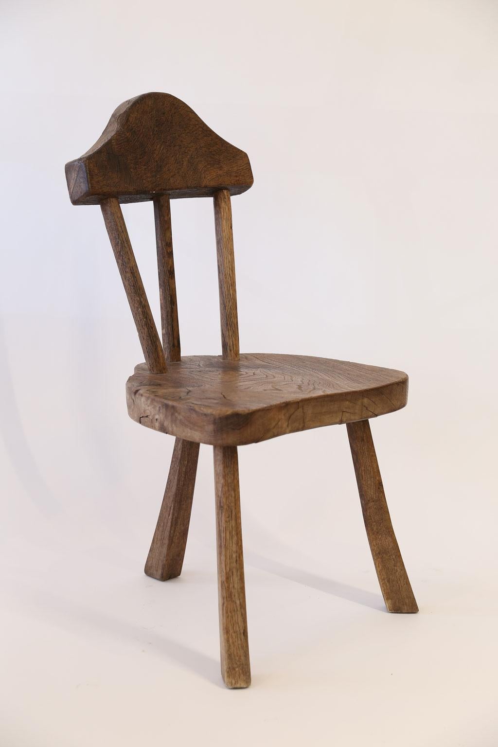 Stick Back Chair in Mid-Brown Oak 5