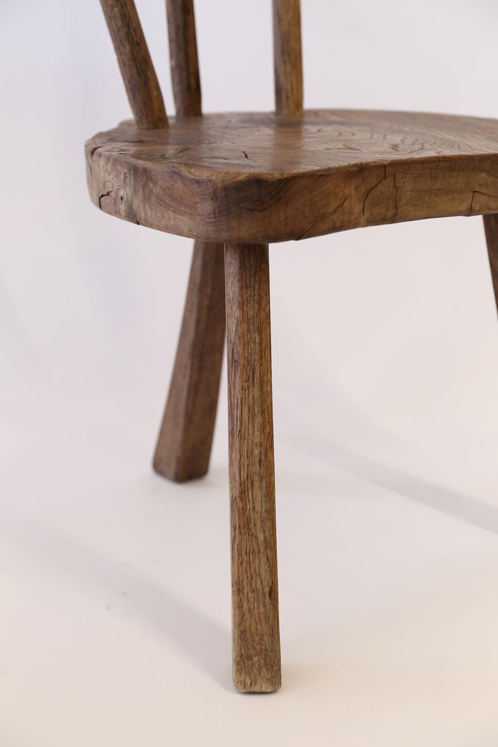 Stick Back Chair in Mid-Brown Oak 6