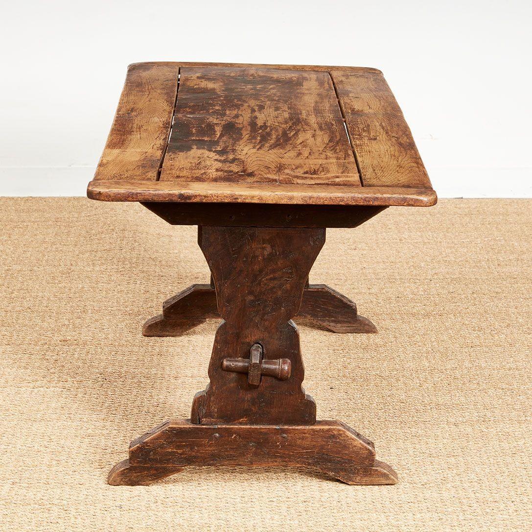Mid-18th Century Vernacular Trestle Table For Sale