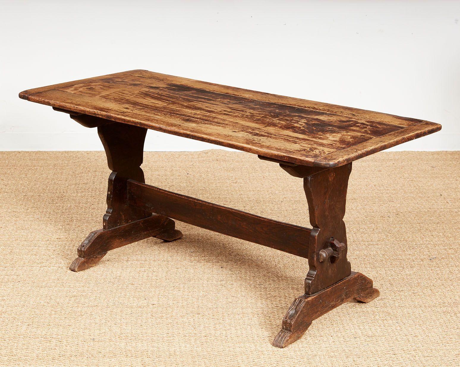 Vernacular Trestle Table For Sale 1