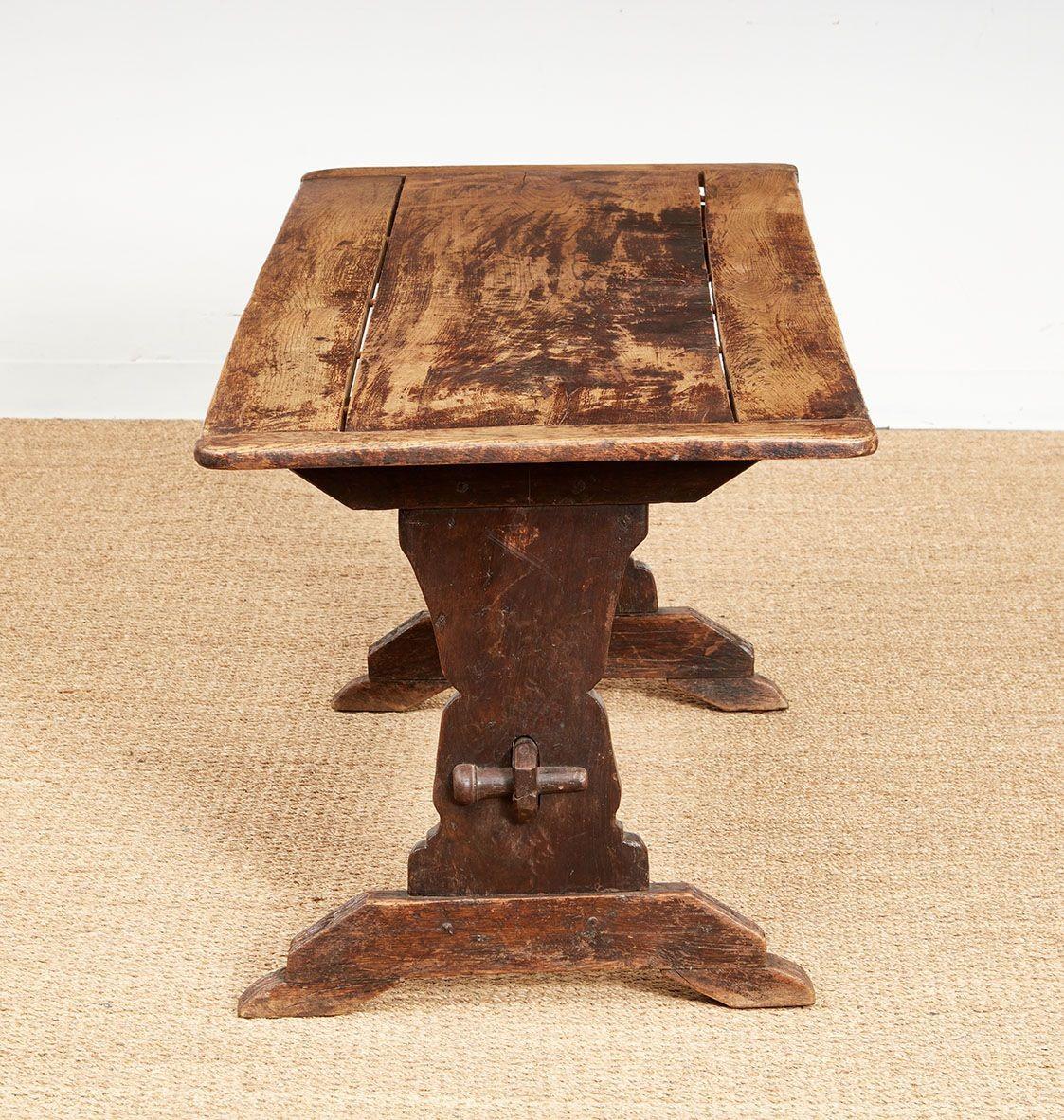 Vernacular Trestle Table For Sale 2