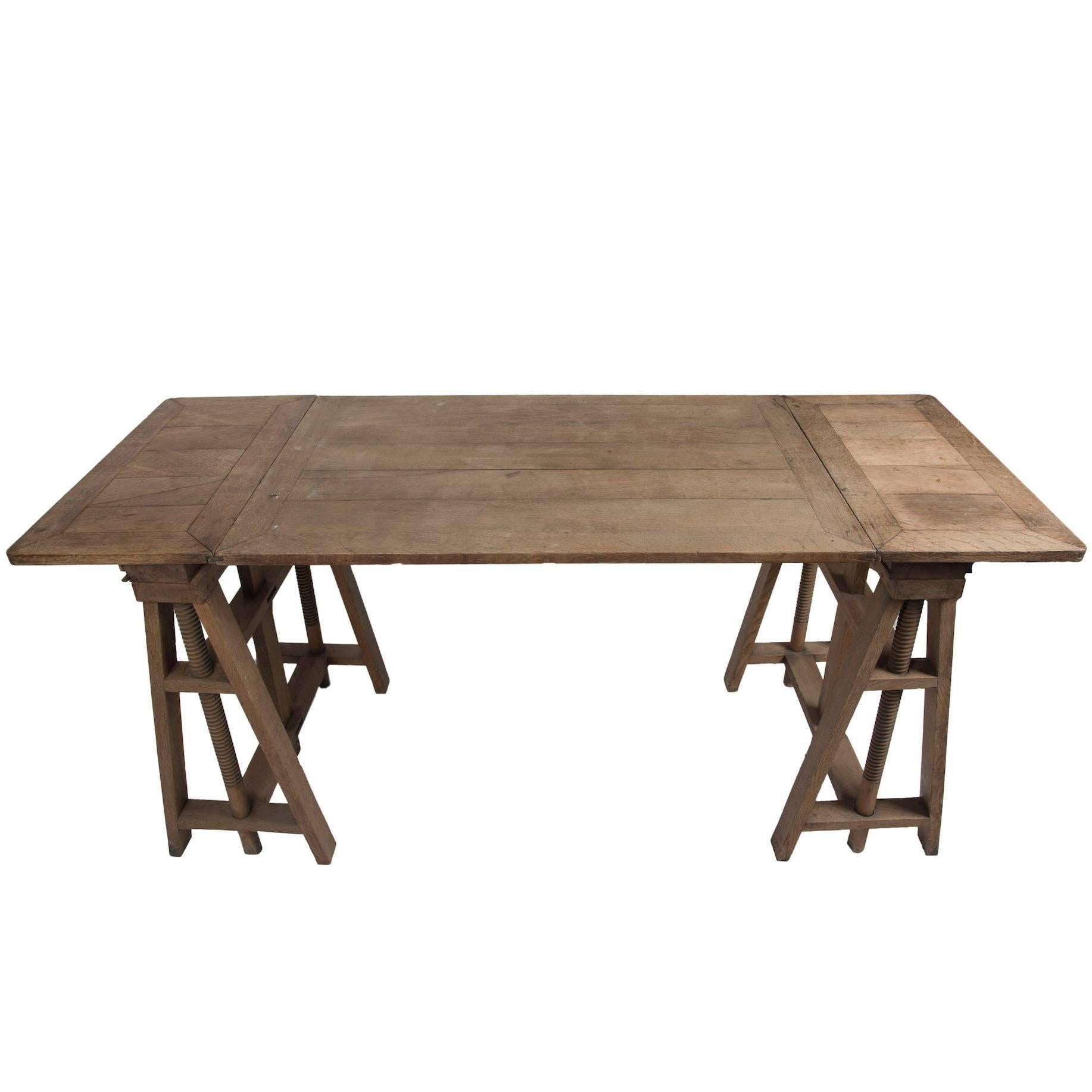 Vernacular Trestle Table For Sale