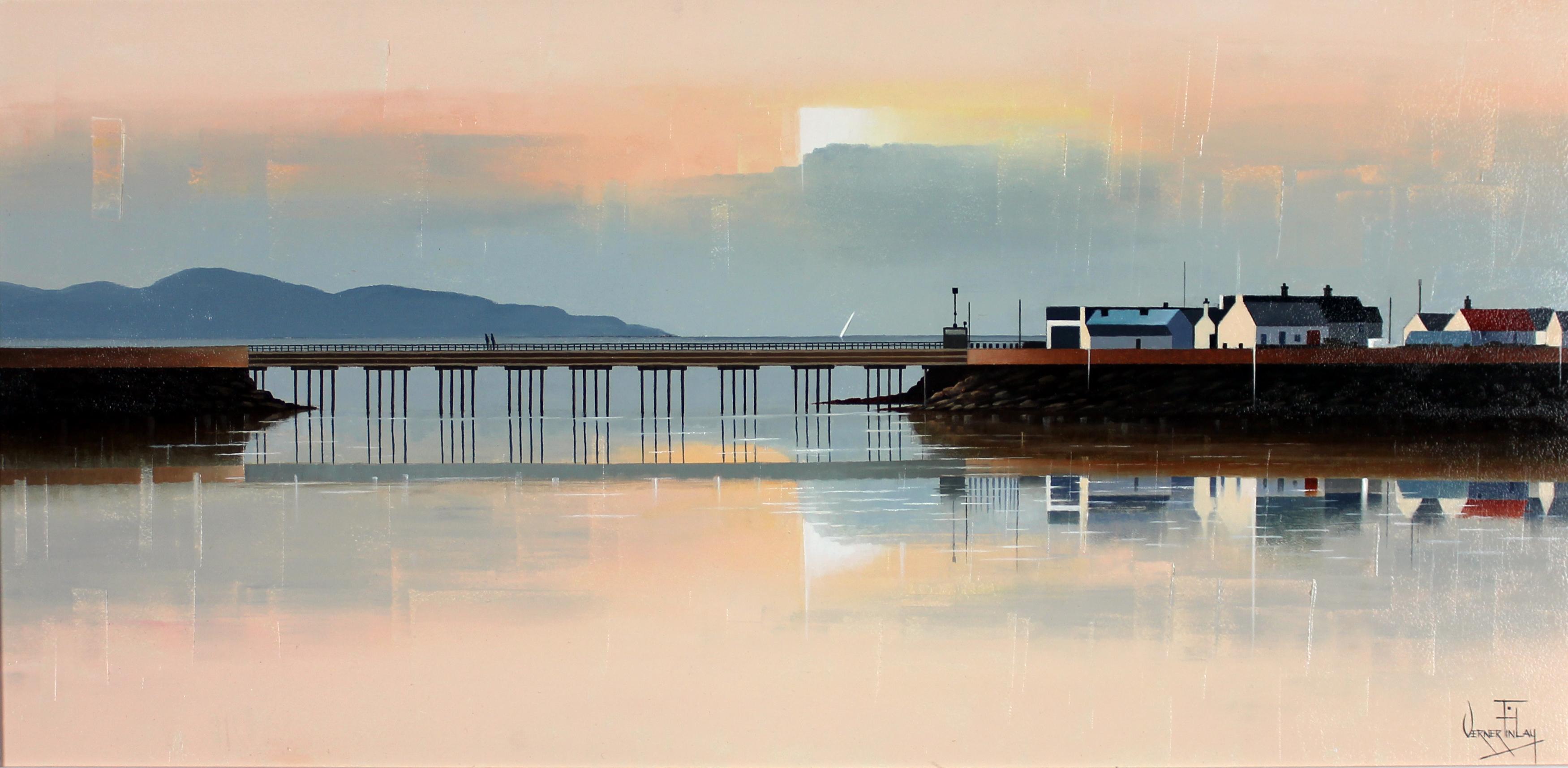 Verner Finlay Landscape Painting - Dollymount Reflection