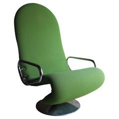 Vintage Verner Panton, 1-2-3 Chair, High Back, Fritz Hansen, 1973