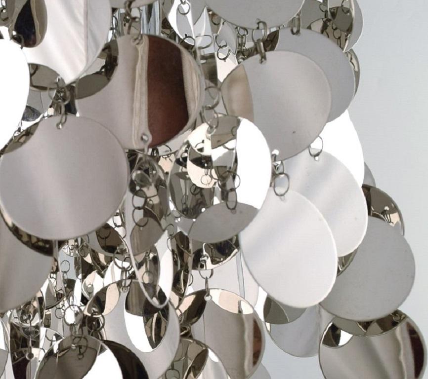 XXIe siècle et contemporain Verner Panton (1926-1998), « FUN 2DA », lampe de suspension / plafonnier avec disques circulaires en vente