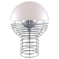 Verner Panton (1926-1998). Rare table lamp - "Wire Lamp". 1960s/70s