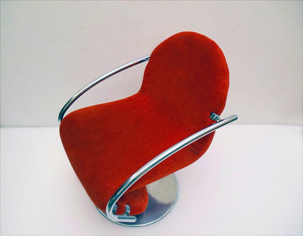 Verner Panton armchair System 1-2-3 Fritz Hansen, 1970s In Excellent Condition For Sale In Parma, IT