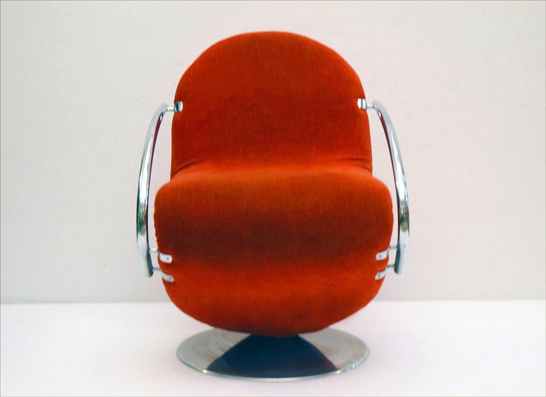 Verner Panton armchair System 1-2-3 Fritz Hansen, 1970s For Sale 2