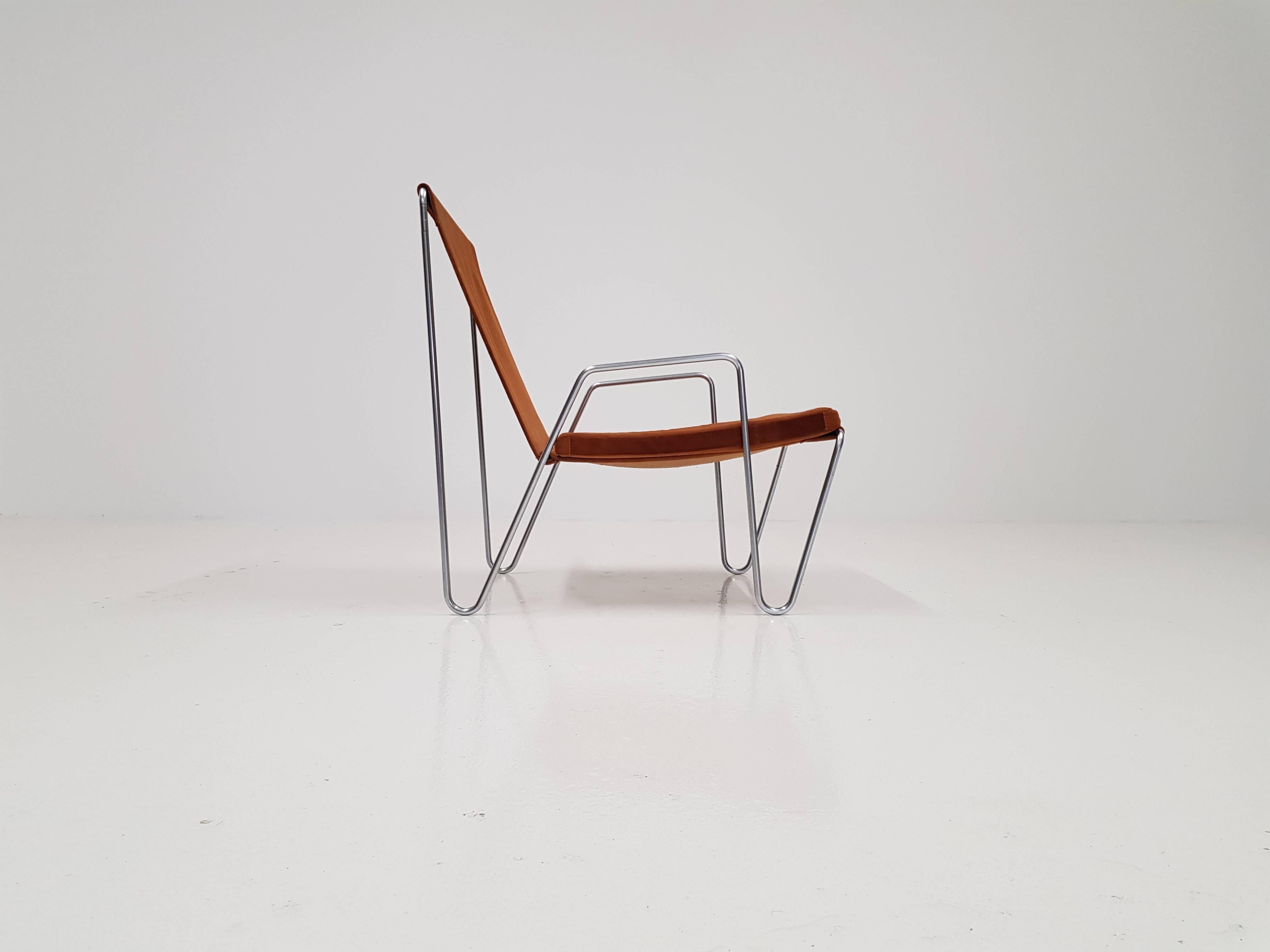 Mid-Century Modern Verner Panton 'Bachelor' Easy Chair, Manufactured by Fritz Hansen, Denmark, 1955