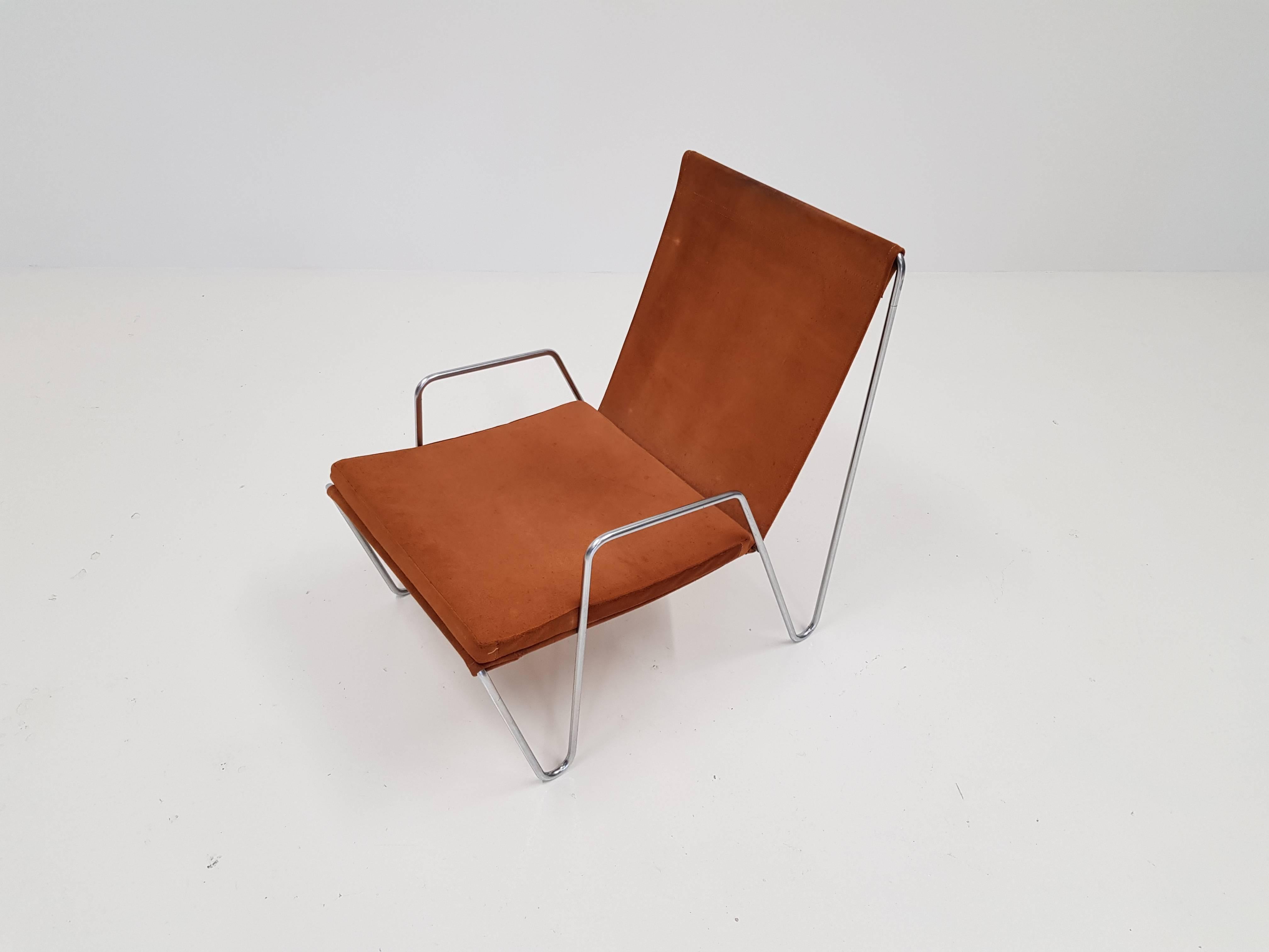 20th Century Verner Panton 'Bachelor' Easy Chair, Manufactured by Fritz Hansen, Denmark, 1955