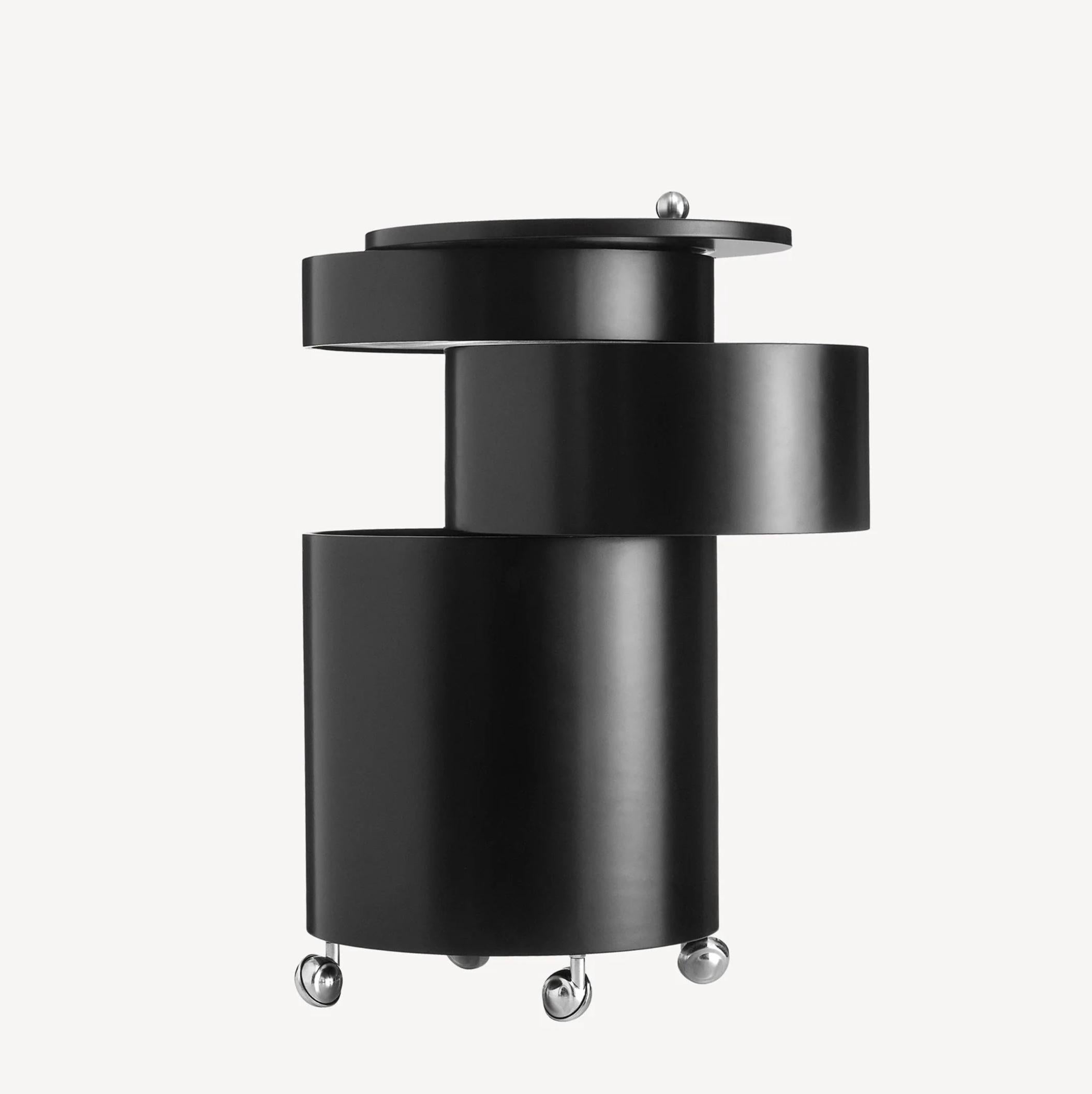 Danish Verner Panton 'Barboy' Bar Cabinet in Orange for Verpan For Sale