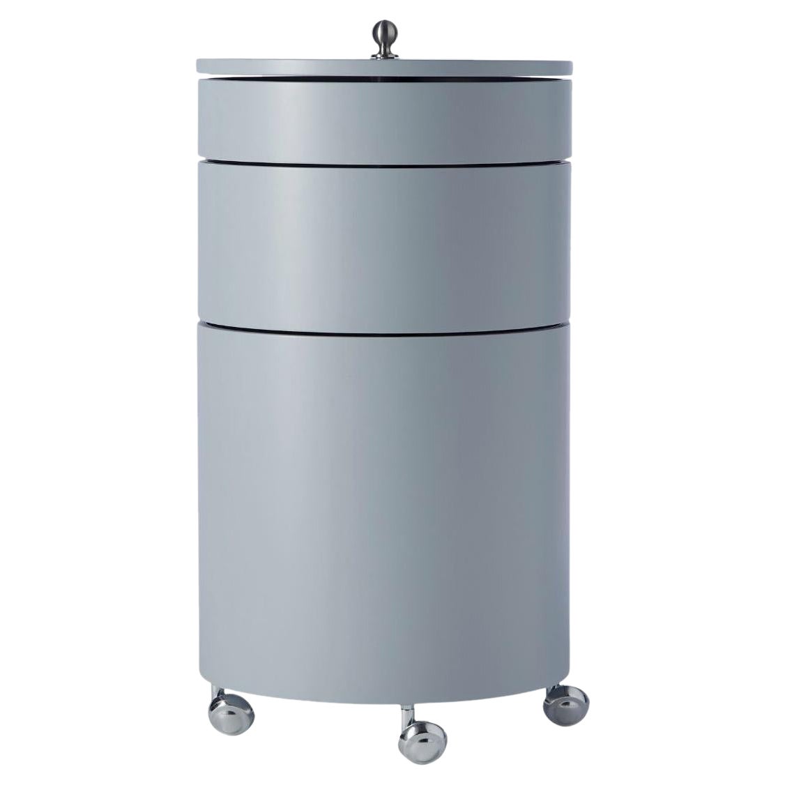Table d'appoint et meuble de rangement Barboy de Verner Panton en gris lilas pour Verpan