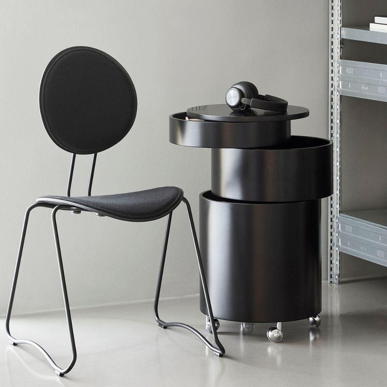Panton Side Table Verner Panton 'Barboy' Side Table and Storage Cabinet in Mushroom for ...