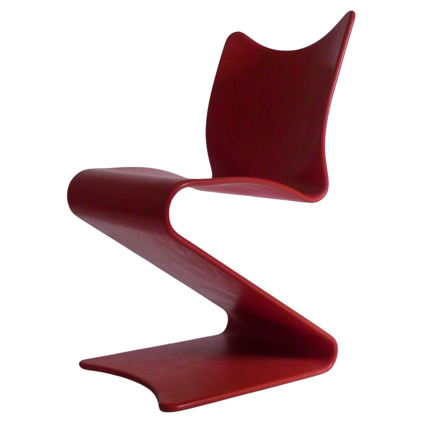 Verner Panton, Beech Plywood S Chair, model 275, original 1960s en vente