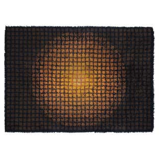 Verner Panton 'Luna' Rug 120cm in Dark Green by Verpan For Sale at 1stDibs