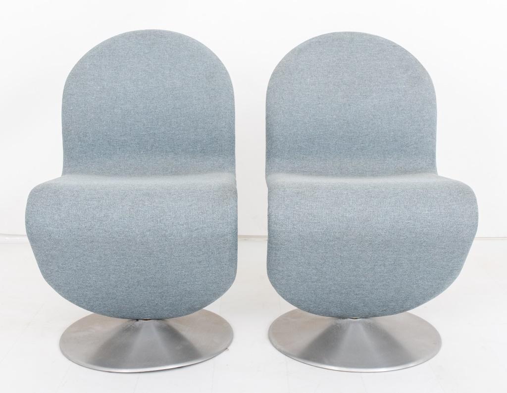 Modern Verner Panton Chair a / System 123 Dining Chairs, 2
