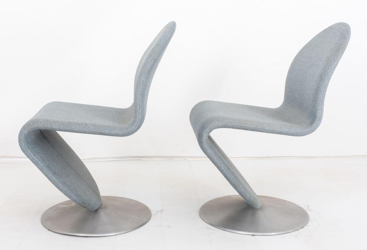 Verner Panton Chair a / System 123 Dining Chairs, 2 In Good Condition In New York, NY