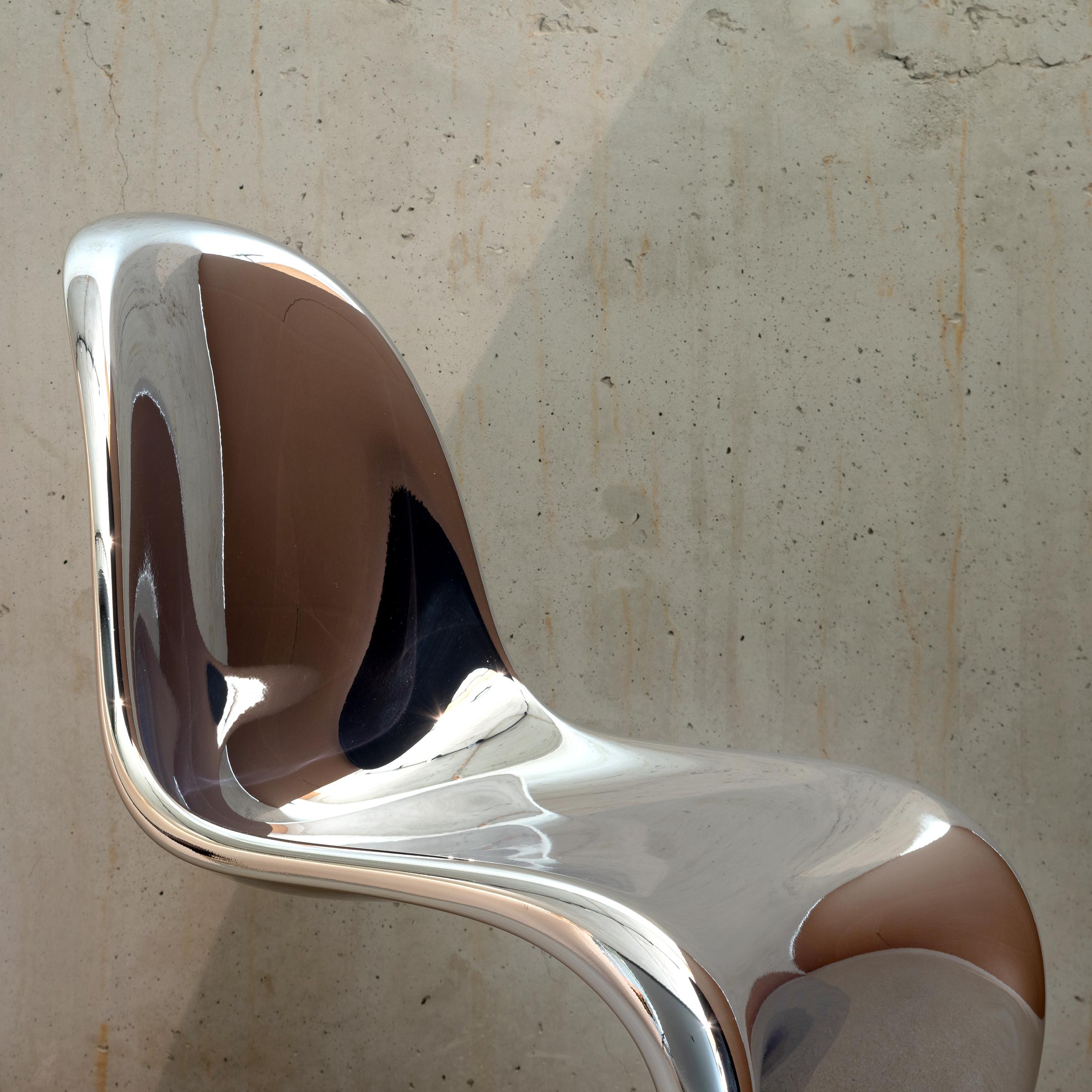 panton chair chrome