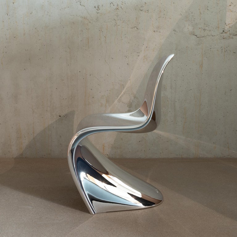 Verner Panton Chair in Chrome Limited Edition by Vitra