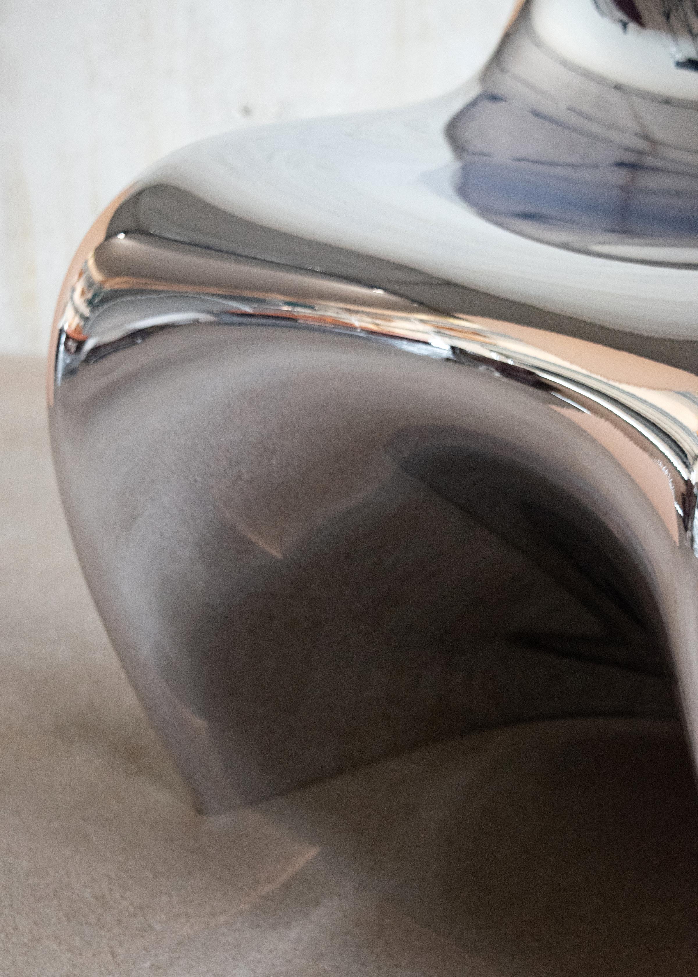 Polished Verner Panton Chair in Chrome Limited Edition by Vitra