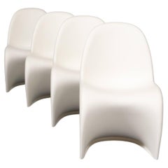 Verner Panton Chairs ‘Panton’ for Vitra Set/4