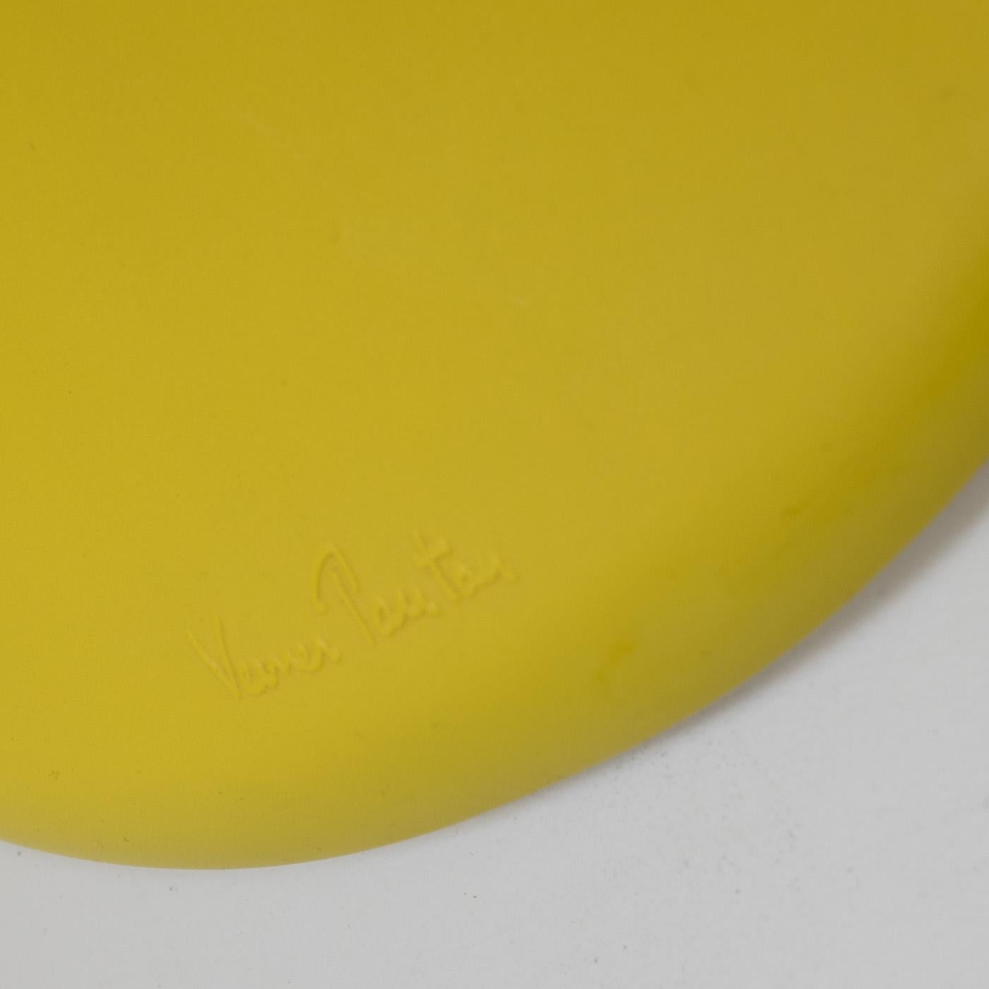 Verner Panton Chairs, Yellow by Vitra, 2000s 1