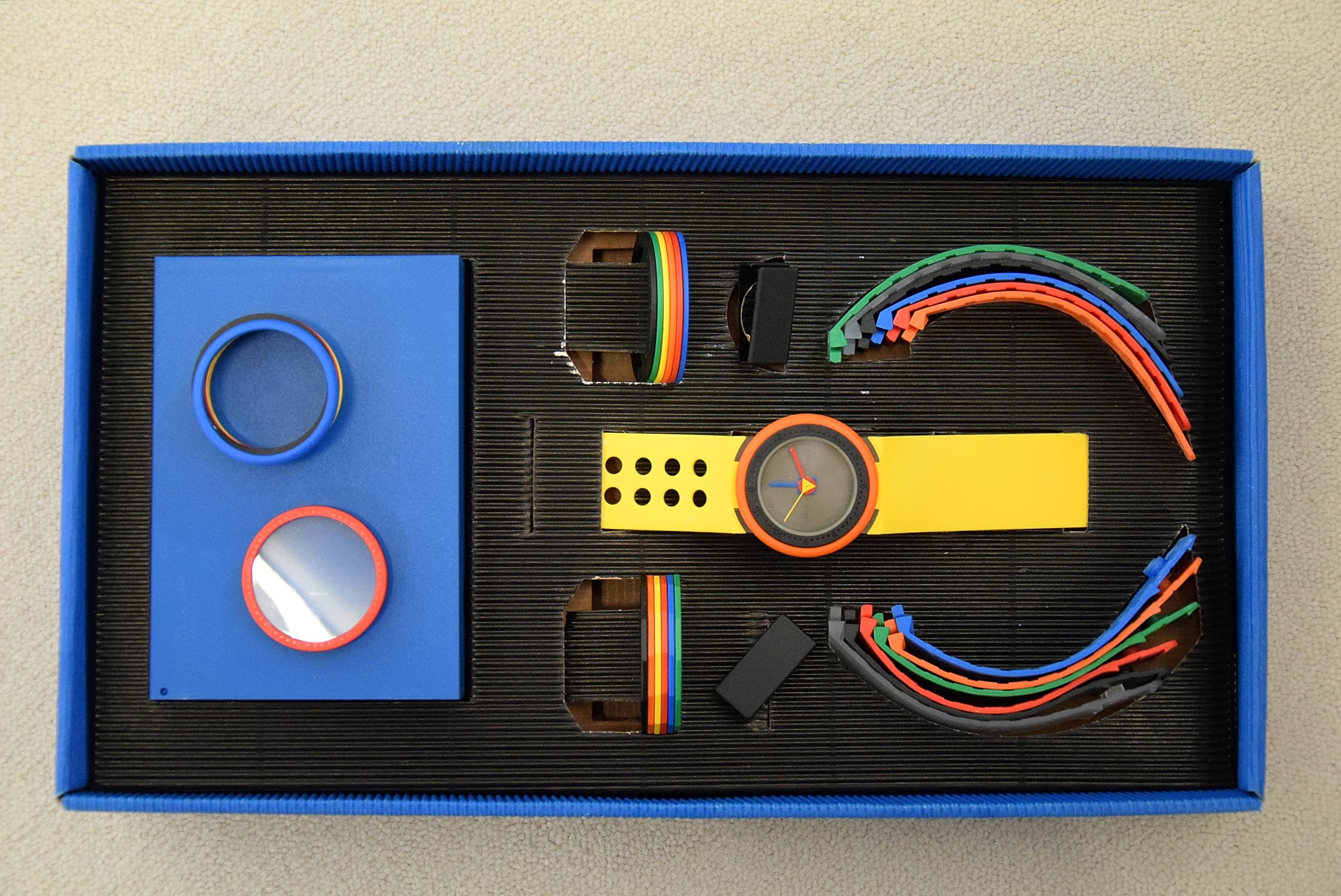 Verner Panton Click Clock Watch, 1992 1