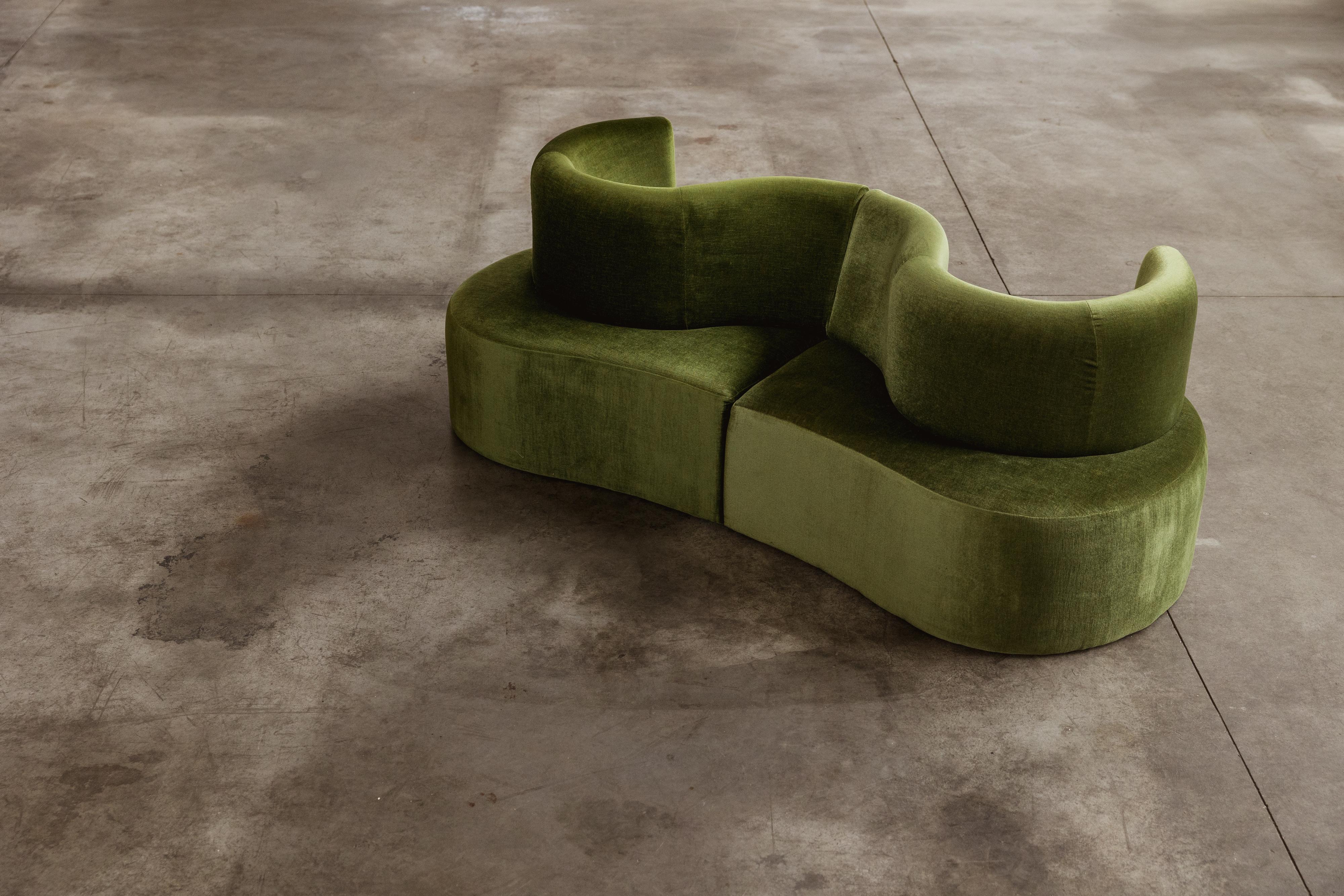 Danish Verner Panton “Cloverleaf” Modular Sofa for Verpan, 1969 For Sale