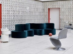 Canapé Verner Panton Cloverleaf en 3 parties en "Harald 3 n°982" de Kvadrat pour Verpan