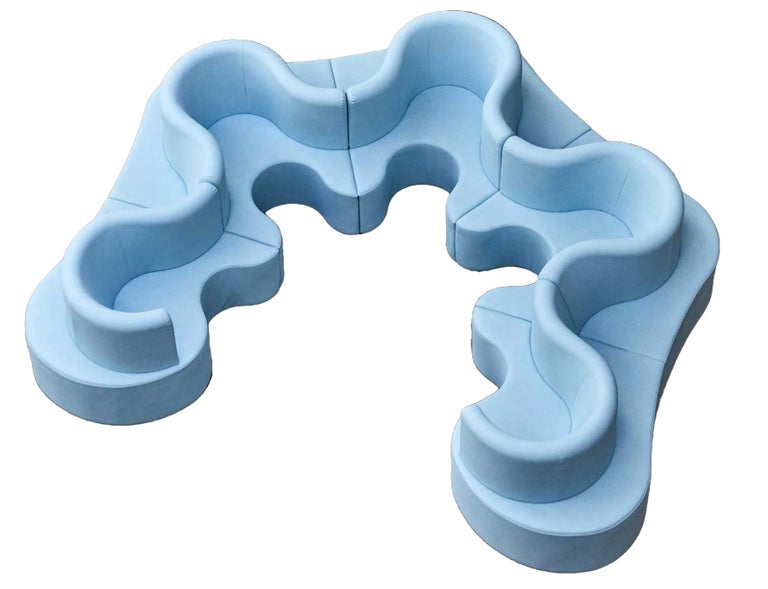Verner Panton Cloverleaf Sofa 5 Sections for Verpan For Sale at 1stDibs