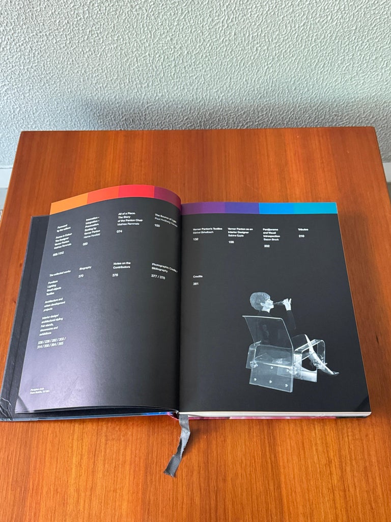 Verner Panton Collected Works Book Multicolor Hardcover Vitra