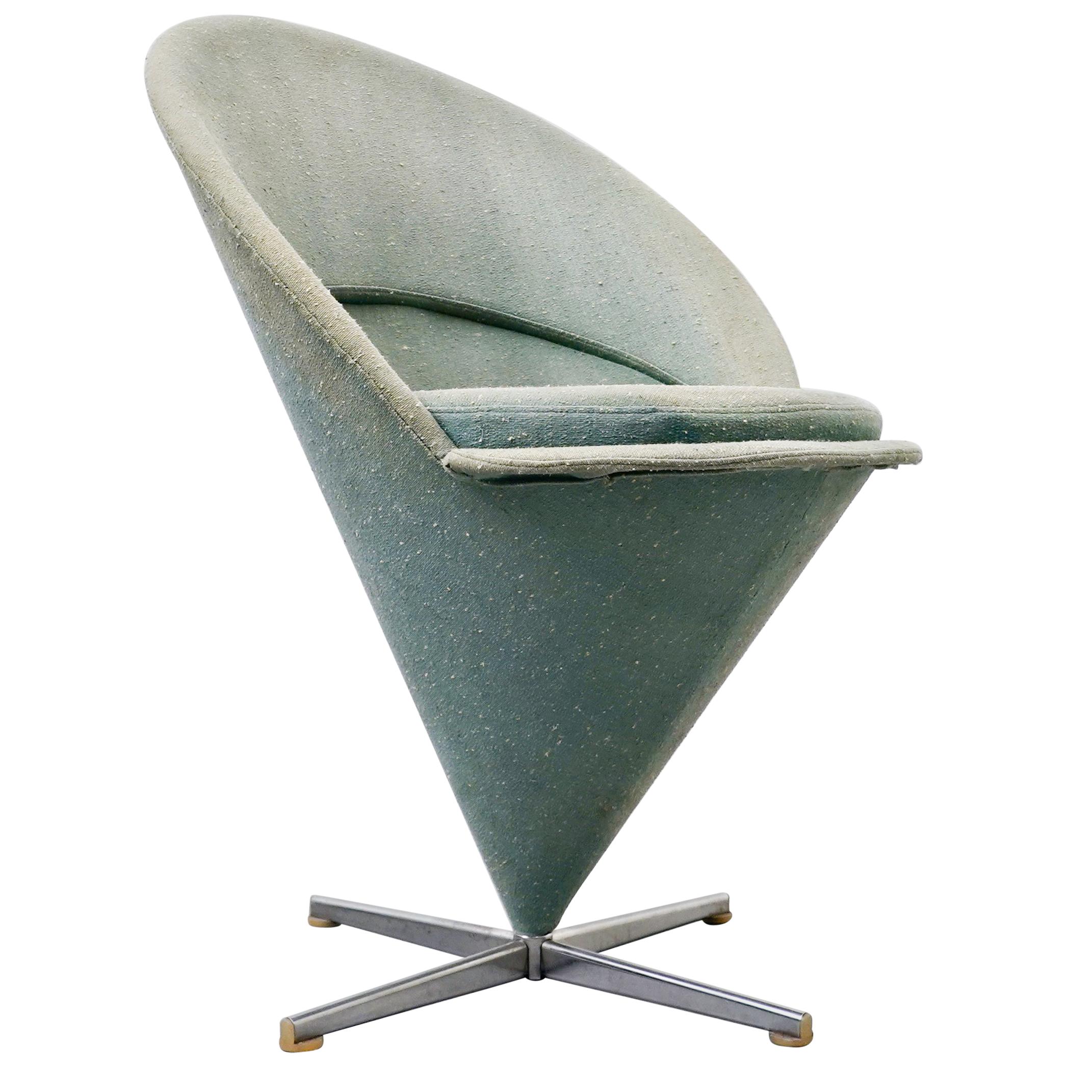 Verner Panton Cone Chair, First Edition For Sale