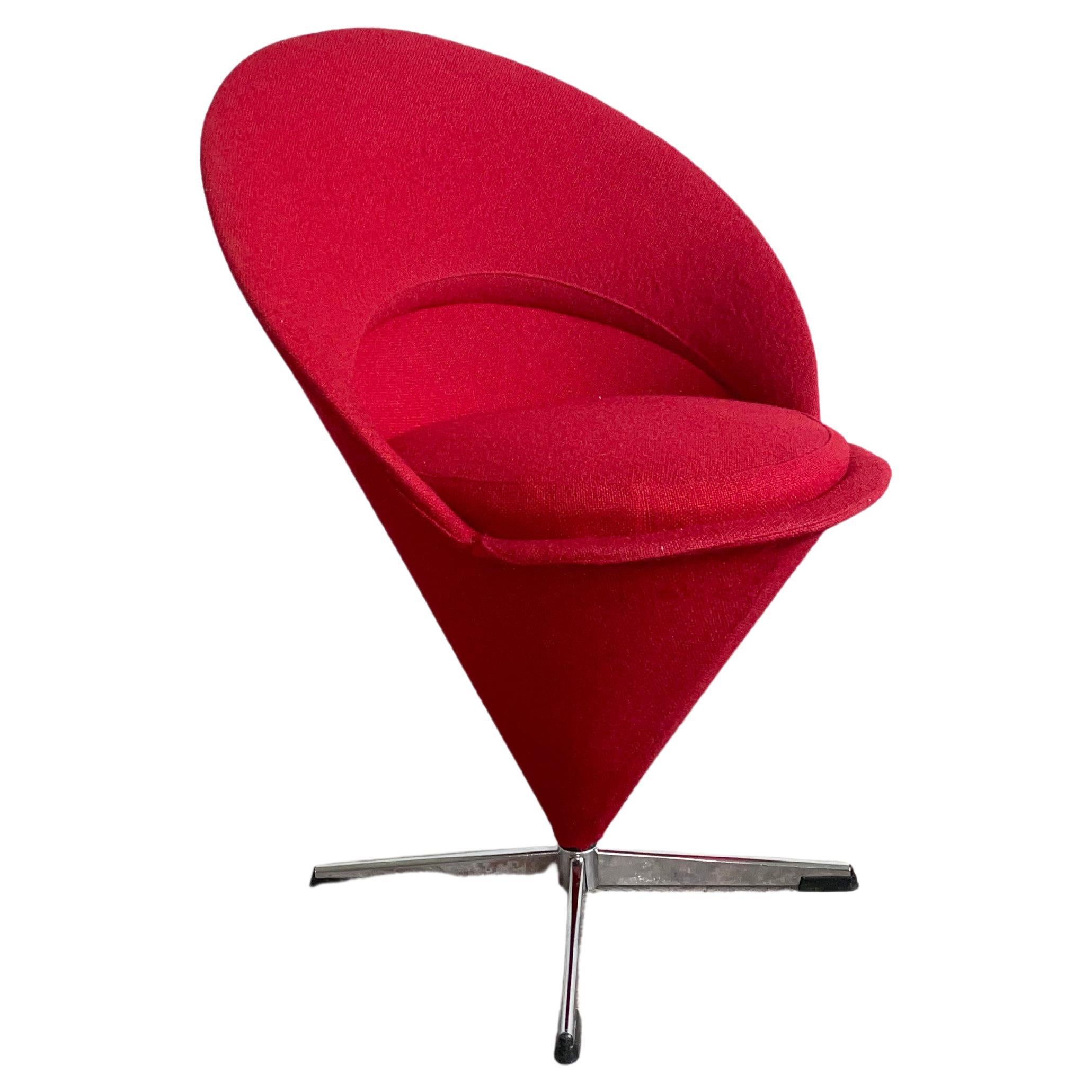 Verner Panton "Cone" Chair, Danish Design, 1960s-1970s