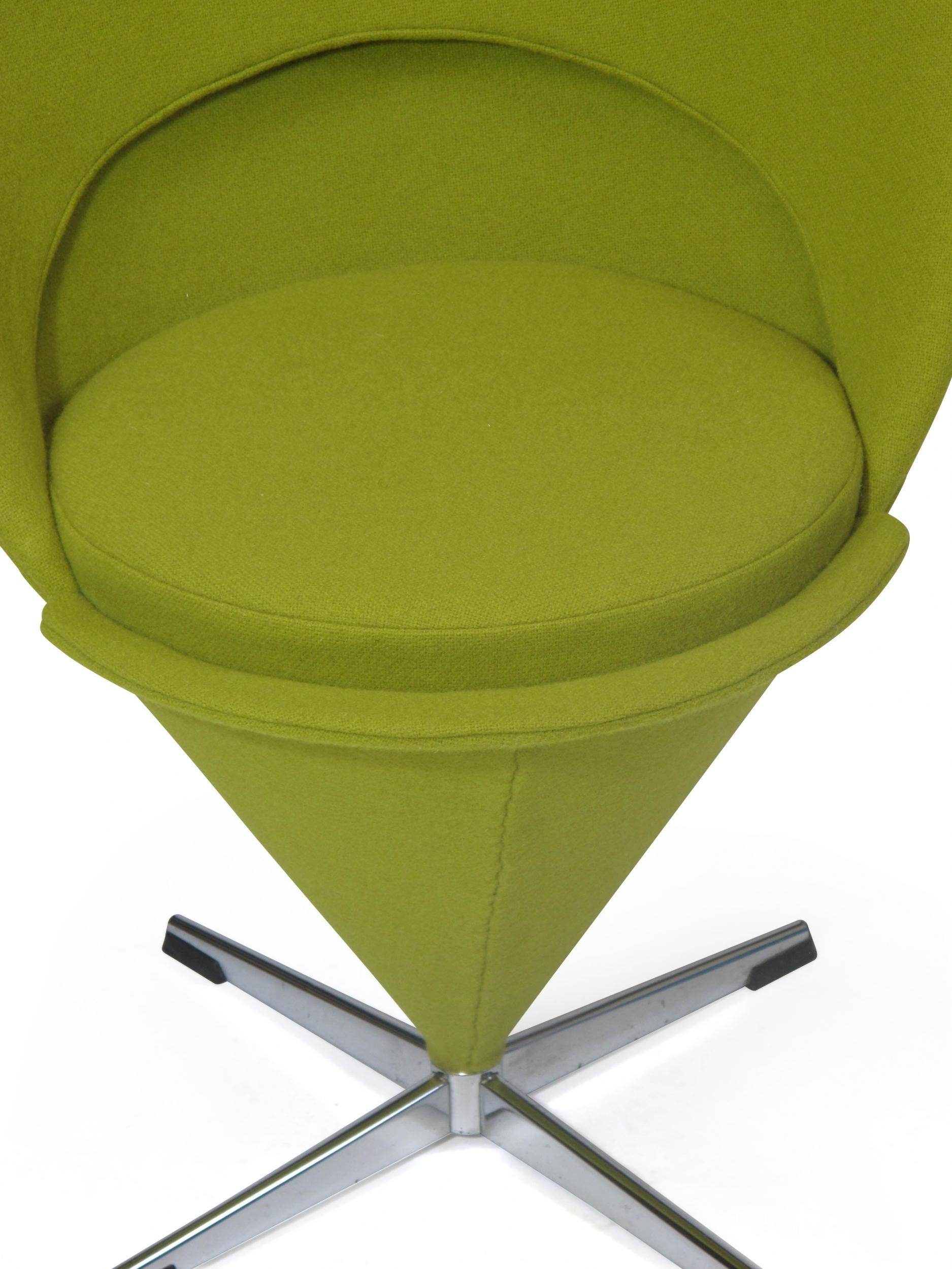 20th Century Verner Panton Cone Chair For Sale