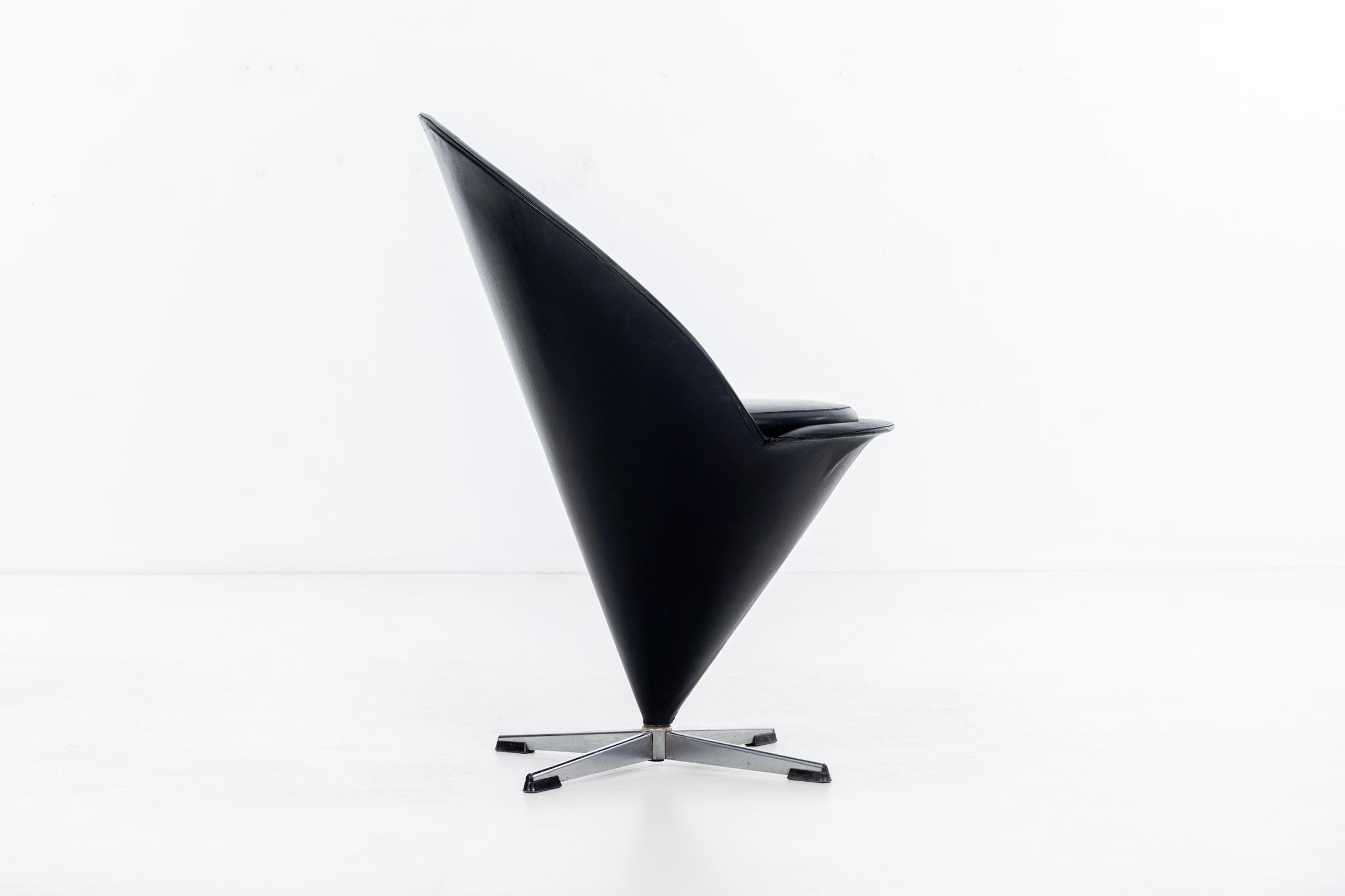 Danish Verner Panton Cone Chairs