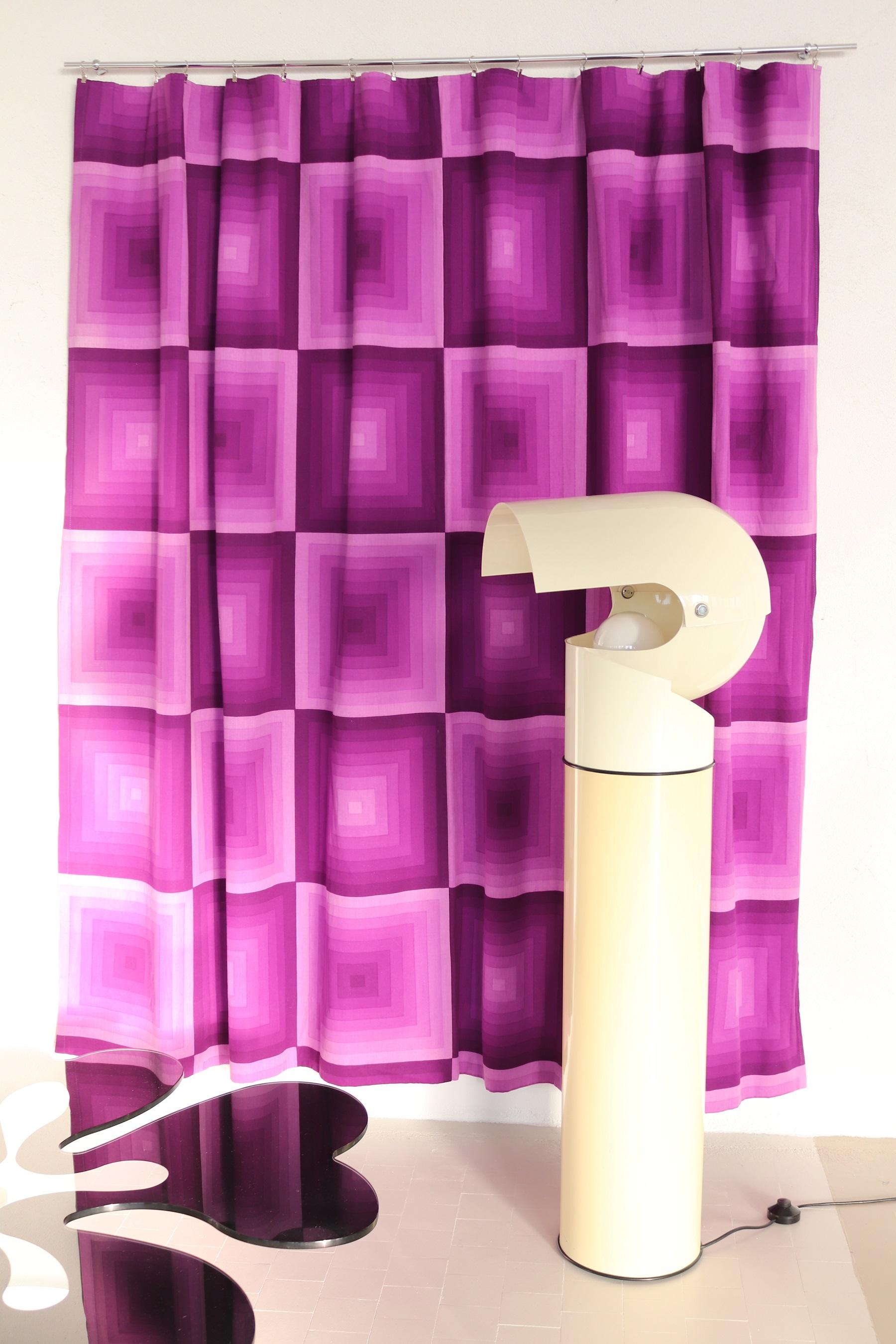 Verner Panton Curtain Panel, Tapestry, Fabric by Mira-X Collection, 1960s 2
