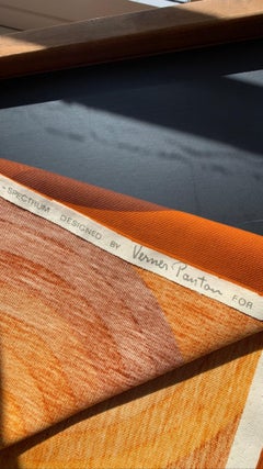 Verner Panton ‘Curve’ Textile for Swiss Mira-X, 1970s